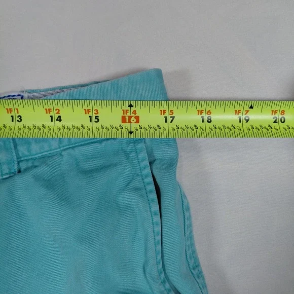 Southern Tide Skipjack Shorts Mens 35 Blue Teal Pima Cotton Modal Chino Coastal - Picture 7 of 12